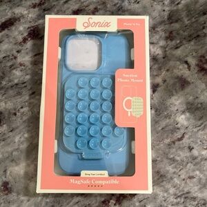 Sonix Light Blue iPhone 16 Pro Case with Suction Mount